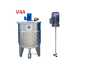 Preview: 221L heat-/coolable stainless steel mixing tank with propeller mixer