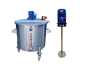Preview: 152L electrically heated stainless steel mixing tank with digital control unit and dissolver