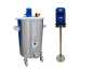 Preview: 250L electrically heated stainless steel vessel with digital control unit and dissolver
