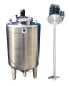 Preview: 1305L heat-/coolable stainless steel tank with thermoplate and propeller mixer