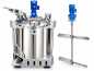 Preview: 1000L stainless steel IBC with paddle agitator