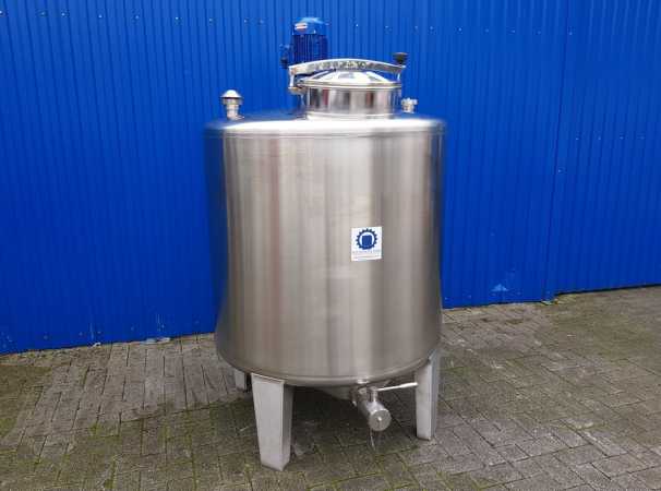 1000L Edelstahlbehälter mit Propellerrührwerk