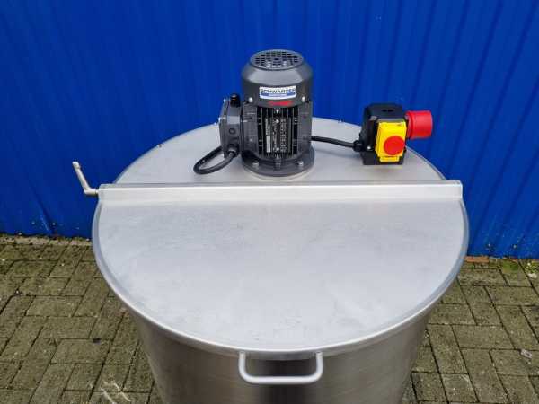 221L stainless steel mixing tank with dissolver