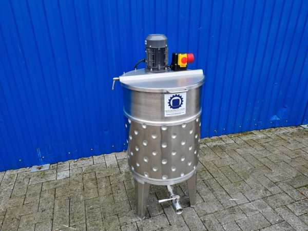 109L heat-/coolable stainless steel mixing tank with propeller mixer