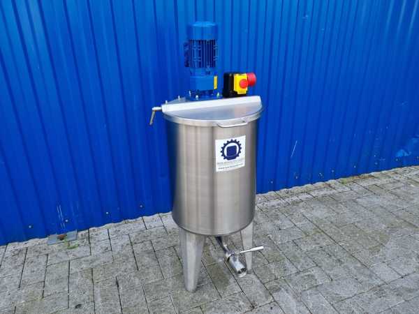 57L Edelstahl Rührwerksbehälter mit Getrieberührwerk