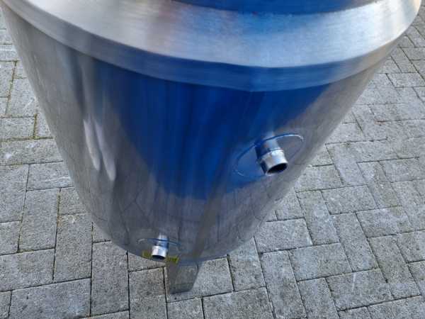 109L heat-/coolable stainless steel mixing tank with insulation and dissolver