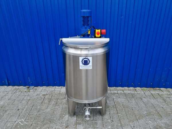 109L isolierter heiz-/kühlbarer Edelstahl Rührwerksbehälter mit Getrieberührwerk