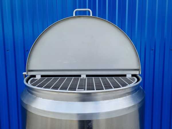 337L heat-/coolable stainless steel mixing tank with insulation and dissolver