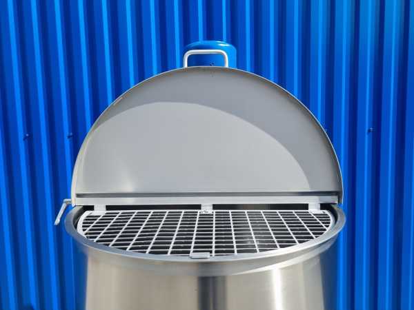 337L heat-/coolable stainless steel mixing tank with paddle agitator