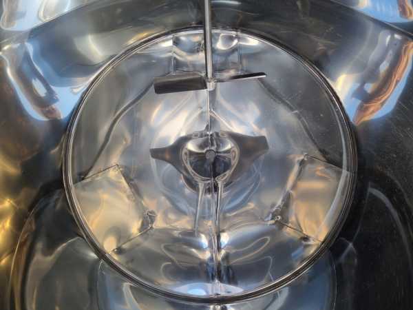 2266L Edelstahl Rührwerksbehälter mit Balkenrührwerk