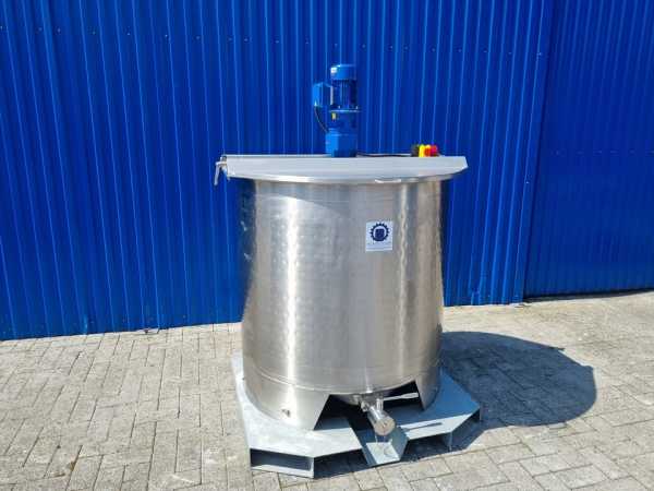 907L heat-/coolable stainless steel transport with cup stirrer agitator