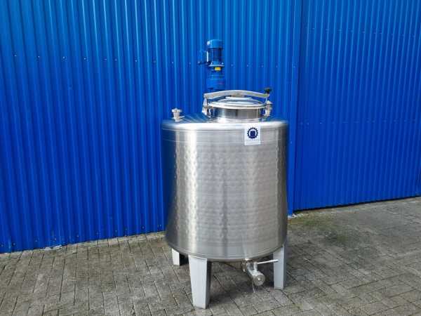 1000L heiz-/kühlbarer Edelstahl Rührwerksbehälter mit Balkenrührwerk