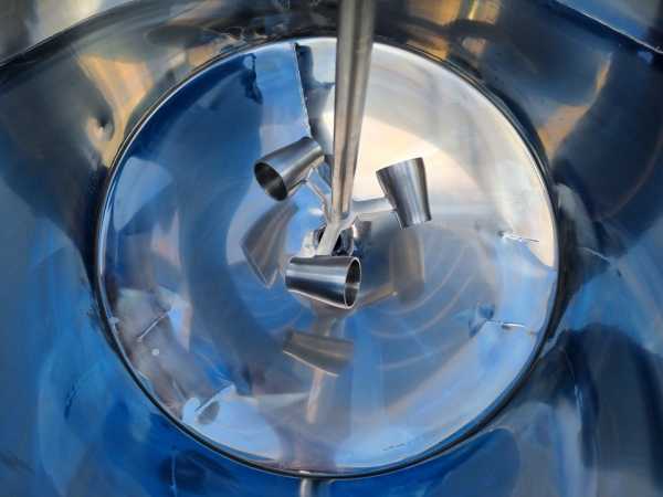 221L stainless steel mixing tank with cup stirrer
