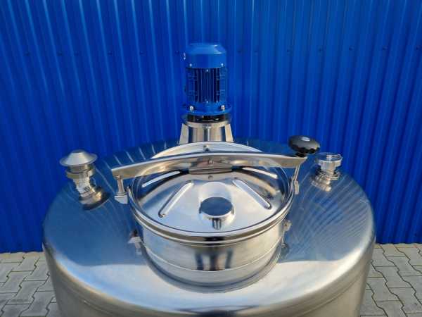 734L Edelstahlbehälter mit Propellerrührwerk