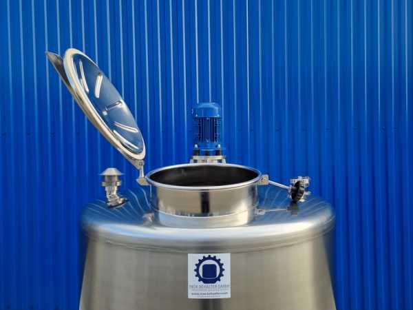 734L Edelstahlbehälter mit Propellerrührwerk