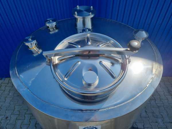 1533L heiz-/kühlbarer Edelstahlbehälter mit Thermoplates und Isolierung