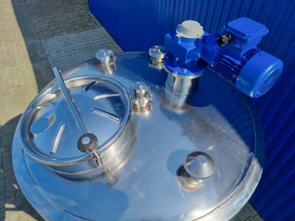 1533L heiz-/kühlbarer Edelstahl Rührwerksbehälter mit Thermoplates und Isolierung