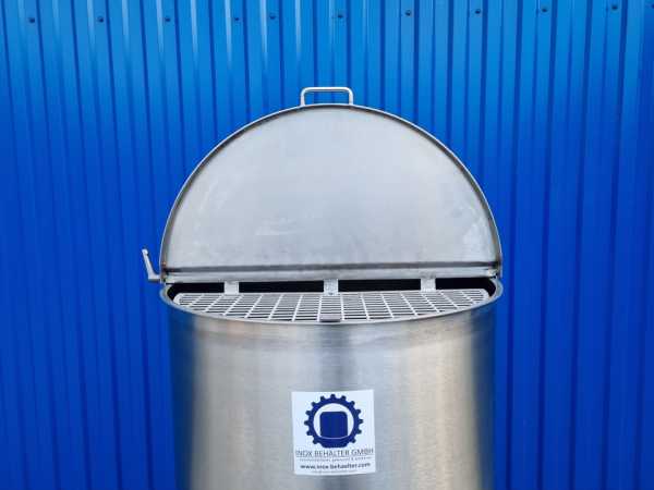 337L stainless steel transport vessel with paddle agitator