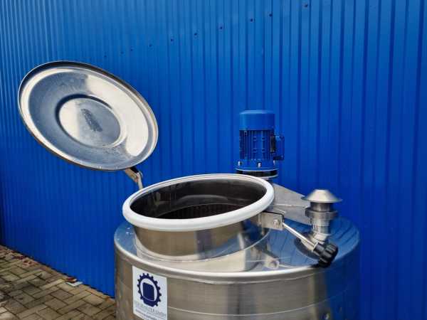 350L heiz-/kühlbarer Edelstahlbehälter mit Thermoplate und Propellerrührwerk