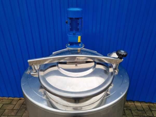 350L stainless steel vessel with paddle agitator