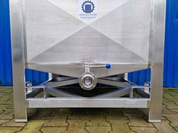 500L stainless steel vessel with dissolver