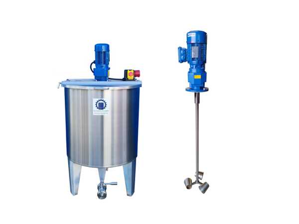 221L stainless steel mixing tank with cup stirrer