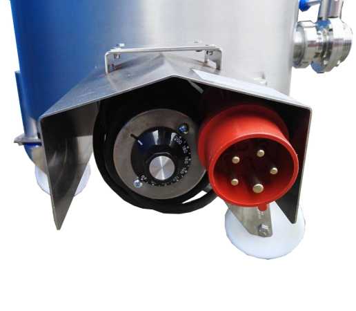 123L elektrisch beheizter Rührwerksbehälter mit Propellerrührwerk