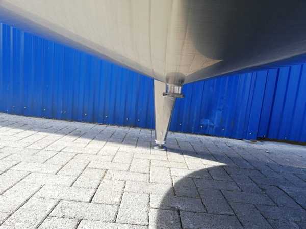 3300L Stainless steel vessel with dissolver