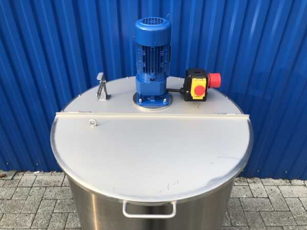 221L Edelstahl Rührwerksbehälter mit Getrieberührwerk