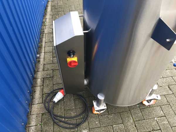 250L electrically heated stainless steel tank