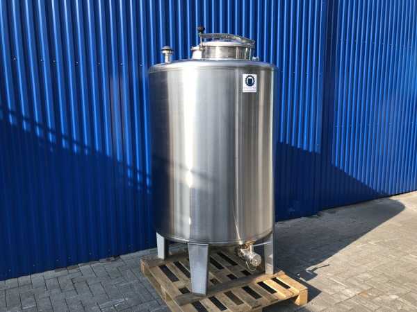 1305L stainless steel vessel with agitator mount