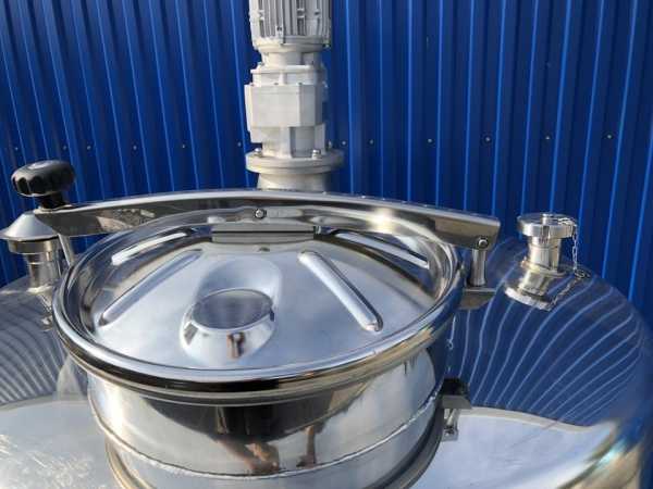 1305L Edelstahlbehälter mit Thermoplate und Balkenrührwerk