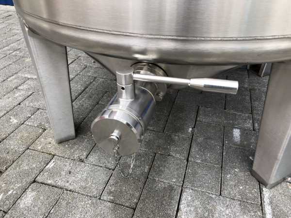 1533L Edelstahlbehälter mit Thermoplate und Becherrührwerk