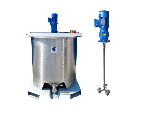 907L heat-/coolable stainless steel transport with cup stirrer agitator