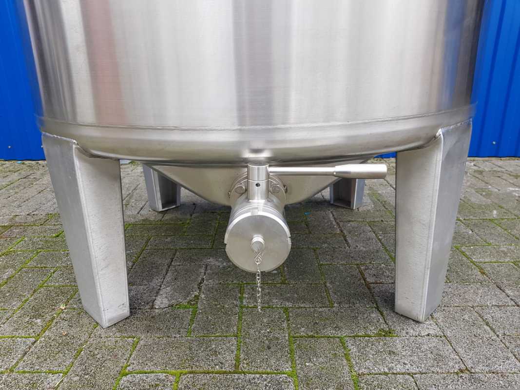 1000L Edelstahlbehälter mit Propellerrührwerk