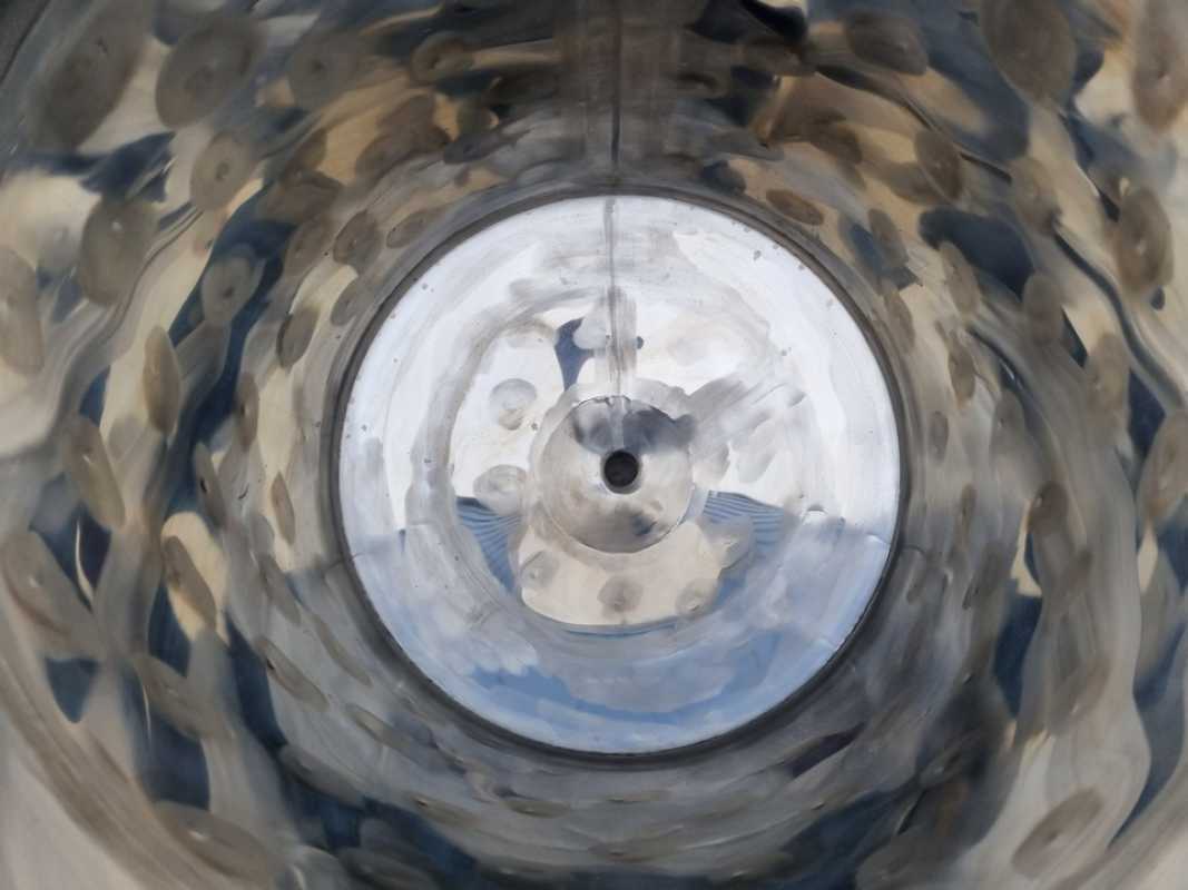 109L heat-/coolable stainless steel mixing tank with anchor agitator