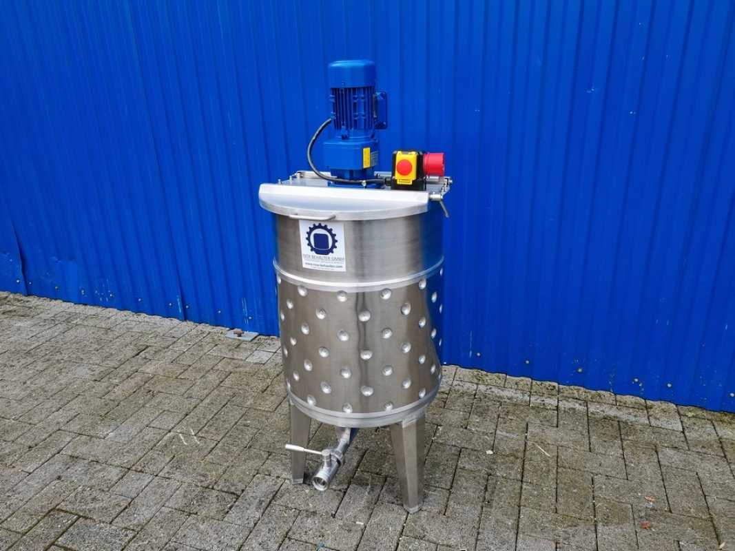 109L heat-/coolable stainless steel mixing tank with anchor agitator