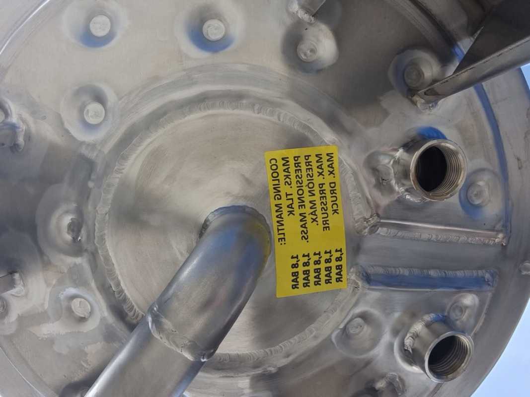 57L heiz-/kühlbarer Edelstahlbehälter mit Doppelmantel/Thermoplate