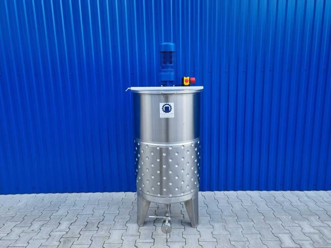 337L heat-/coolable stainless steel mixing tank with paddle agitator