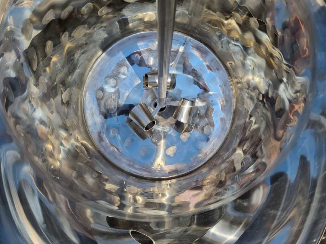 337L heat-/coolable stainless steel mixing tank with insulation