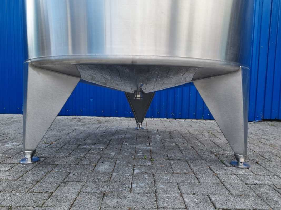 2266L Edelstahl Rührwerksbehälter mit Balkenrührwerk