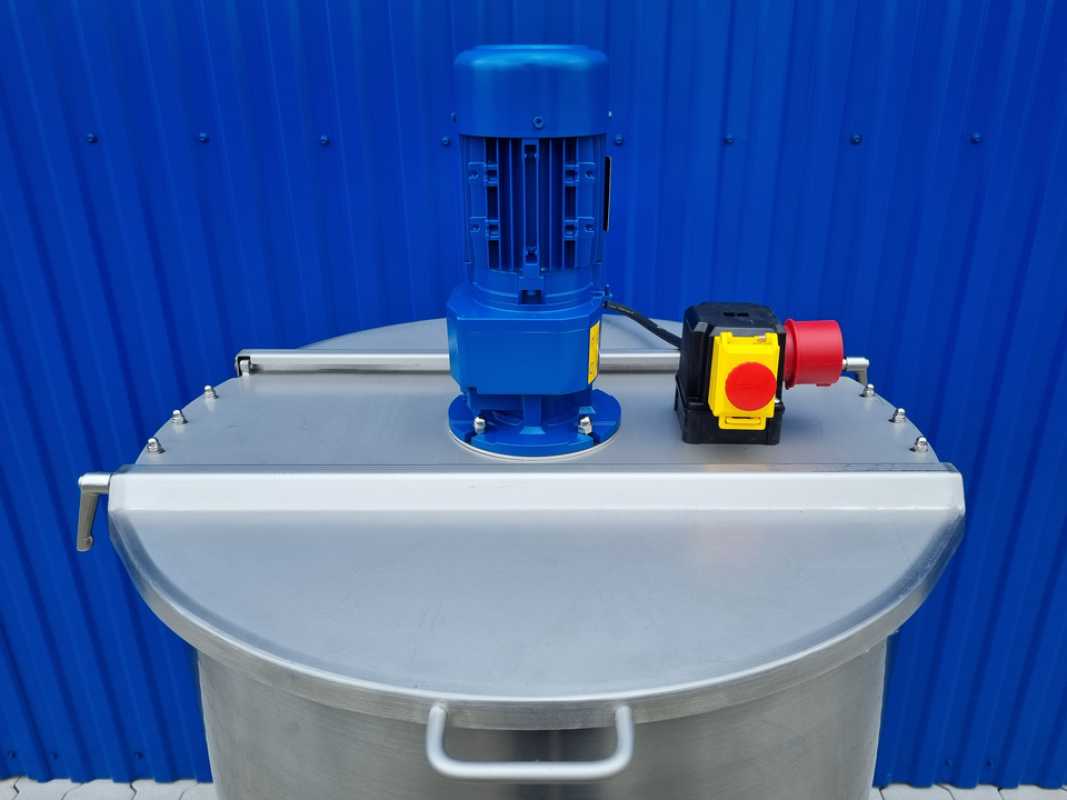 337L stainless steel mixing tank with anchor agitator