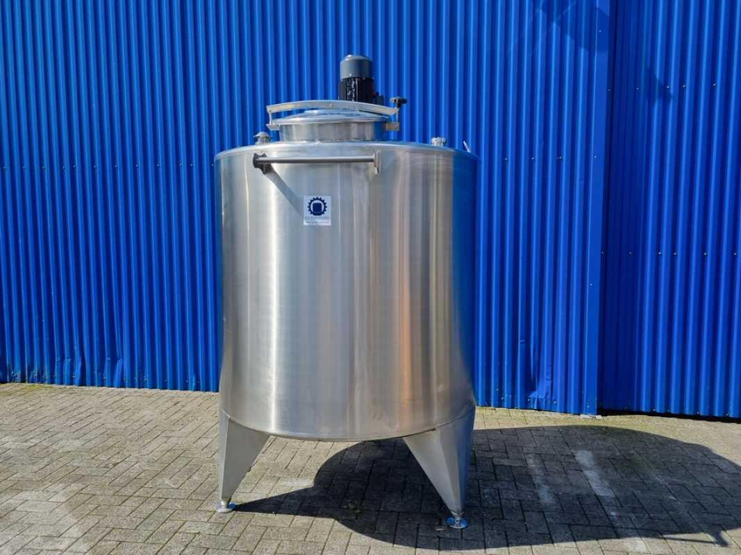 2266L Edelstahl Rührwerksbehälter mit Balkenrührwerk