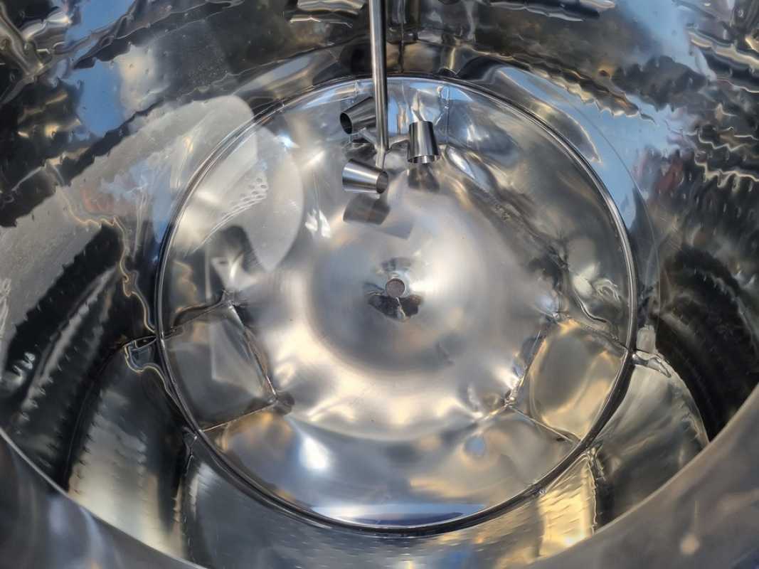 1233L heiz-/kühlbarer Edelstahlbehälter mit Termoplate und Becherrührwerk