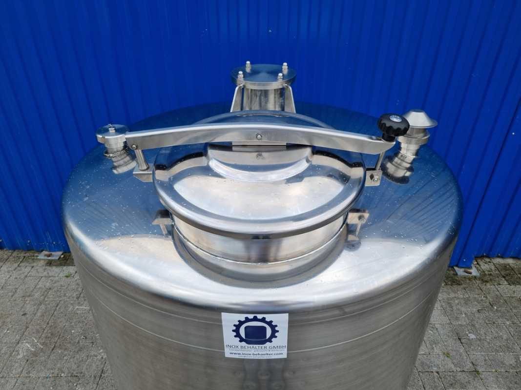 1000L Edelstahlbehälter mit Thermoplate