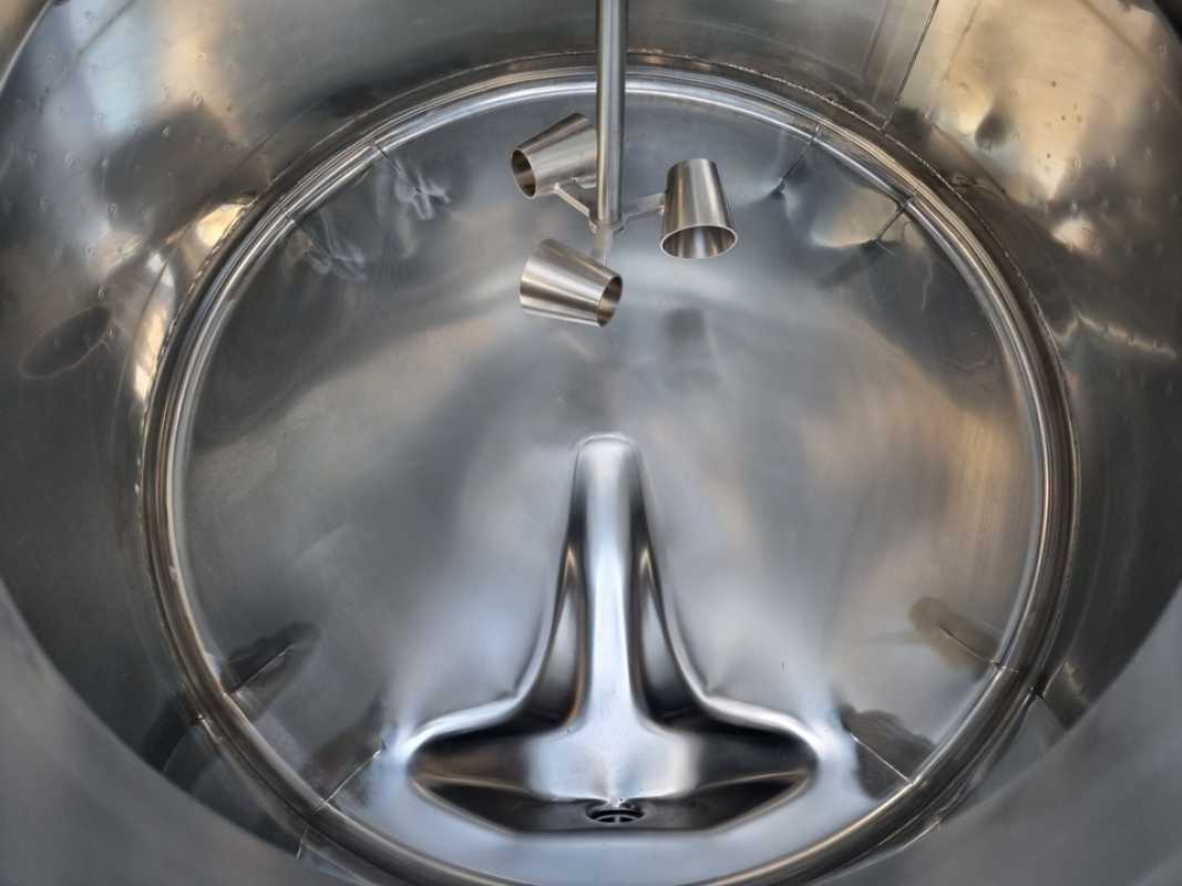 734L Edelstahlbehälter mit Thermoplate und Becherrührwerk