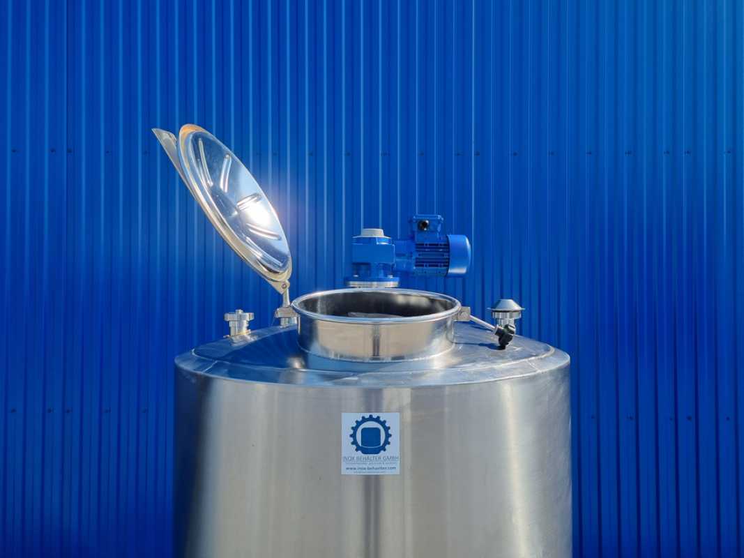 1533L heiz-/kühlbarer Edelstahl Rührwerksbehälter mit Thermoplates und Isolierung