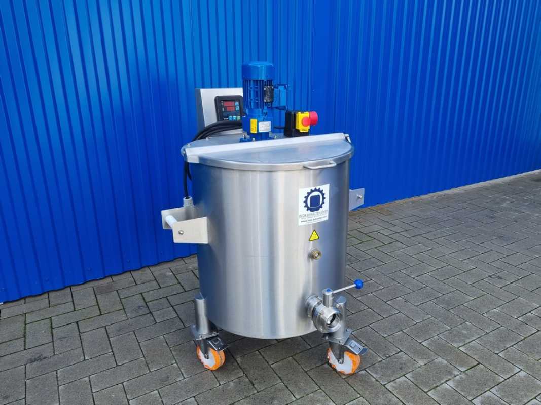 123L elektrisch beheizter Edelstahl-Rührwerksbehälter mit digitaler Heizungssteuerung und Getrieberührwerk