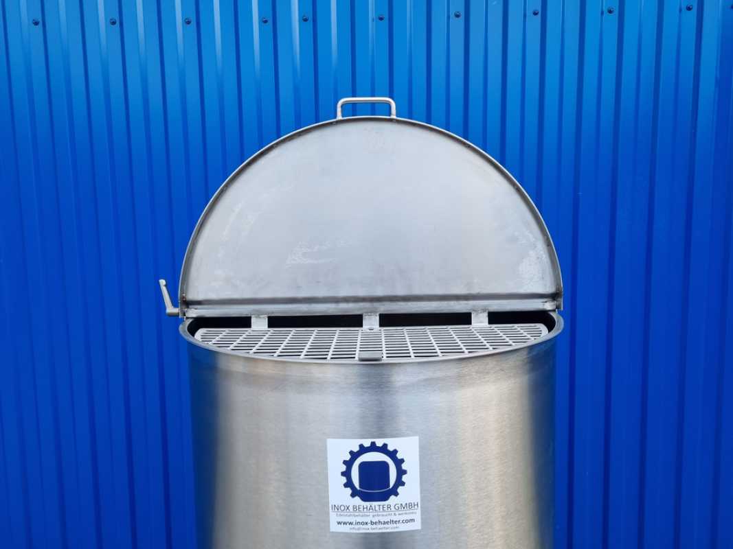 337L stainless steel transport vessel with paddle agitator