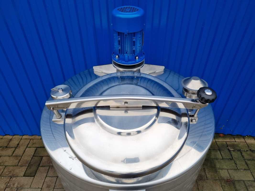 350L heiz-/kühlbarer Edelstahlbehälter mit Thermoplate und Propellerrührwerk